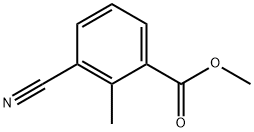 3-Cyano-2-methylBenzoic  acid  methyl  ester Struktur