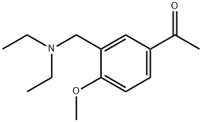 1-{3-[(DIETHYLAMINO)METHYL]-4-METHOXYPHENYL}ETHANONE Struktur