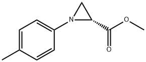 (R)-METHYL 1-P-TOLYLAZIRIDINE-2-CARBOXYLATE Struktur