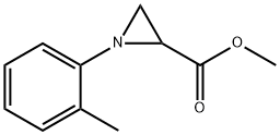 (R)-METHYL 1-O-TOLYLAZIRIDINE-2-CARBOXYLATE Struktur