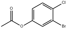 1-ACETOXY-3-BROMO-4-CHLOROBENZENE Struktur