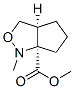 1H-Cyclopent[c]isoxazole-6a(3H)-carboxylicacid,tetrahydro-1-methyl-,methylester,cis-(9CI) Struktur