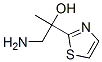 2-Thiazolemethanol,  -alpha--(aminomethyl)--alpha--methyl- Struktur