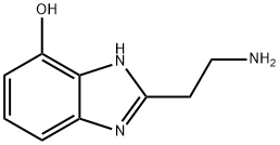 1H-Benzimidazol-7-ol,  2-(2-aminoethyl)- Struktur