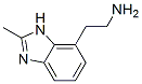 1H-Benzimidazole-7-ethanamine,  2-methyl- Struktur