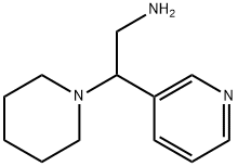 2-piperidin-1-yl-2-pyridin-3-ylethanamine Struktur