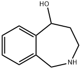 1H-2-BENZAZEPIN-5-OL, 2,3,4,5-TETRAHYDRO- Struktur