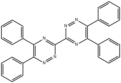 3,3'-Bis(5,6-diphenyl-1,2,4-triazine) Struktur