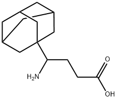 4-(1-adamantyl)-4-aminobutanoic acid Struktur