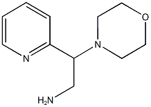 2-morpholin-4-yl-2-pyridin-2-ylethanamine Struktur