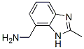 1H-Benzimidazole-7-methanamine,  2-methyl- Struktur