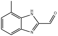 1H-Benzimidazole-2-carboxaldehyde,  7-methyl- Struktur