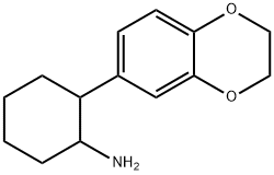 Cyclohexanamine,  2-(2,3-dihydro-1,4-benzodioxin-6-yl)- Struktur