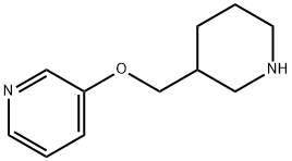 3-[(3-PYRIDINYLOXY)METHYL]PIPERIDINE Struktur