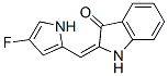 3H-Indol-3-one,  2-[(4-fluoro-1H-pyrrol-2-yl)methylene]-1,2-dihydro- Struktur