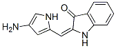 3H-Indol-3-one,  2-[(4-amino-1H-pyrrol-2-yl)methylene]-1,2-dihydro- Struktur