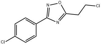 1,2,4-OXADIAZOLE, 5-(2-CHLOROETHYL)-3-(4-CHLOROPHENYL)- Struktur