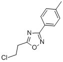 1,2,4-OXADIAZOLE, 5-(2-CHLOROETHYL)-3-(4-METHYLPHENYL)- Struktur