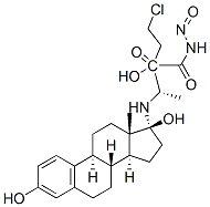 1-(2-chloroethyl)-1-nitrosocarbamoylalanine estradiol-17-ester Struktur