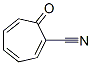 7-Oxo-1,3,5-cycloheptatriene-1-carbonitrile Struktur