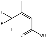 4 4 4-TRIFLUORO-3-METHYL-2-BUTENOIC ACI& Struktur