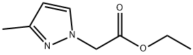 1H-pyrazole-1-acetic acid, 3-methyl-, ethyl ester Struktur