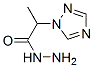 1H-1,2,4-Triazole-1-acetic  acid,  -alpha--methyl-,  hydrazide Struktur