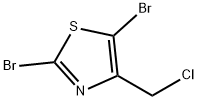 4-CHLOROMETHYL-2,5-DIBROMOTHIAZOLE Struktur