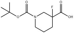 3-氟-1,3-哌啶二羧酸 1-叔丁酯, 934342-39-9, 結(jié)構(gòu)式