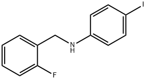 N-(2-Fluorobenzyl)-4-iodoaniline, 97% Struktur