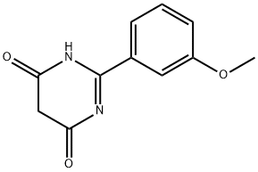 6-HYDROXY-2-(3-METHOXYPHENYL)-4(3H)-PYRIMIDINONE Struktur