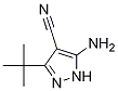 5-aMino-3-tert-butyl-1H-pyrazole-4-carbonitrile Struktur