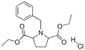 1-benzyl-pyrrolidine-2,5-dicarboxylic acid diethyl ester(HCl) Struktur