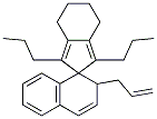 2'-ALLYL-1,3-DIPROPYL-4,5,6,7-TETRAHYDRO-2'H-SPIRO[INDENE-2,1'-NAPHTHALENE] Struktur