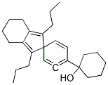 1-(1',3'-DIPROPYL-4',5',6',7'-TETRAHYDROSPIRO[CYCLOHEXA[2,5]DIENE-1,2'-INDENE]-4-YL)CYCLOHEXANOL Struktur