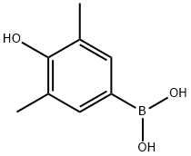 4-Hydroxy-3,5-dimethylphenylboronic acid Struktur