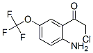 Ethanone,  1-[2-amino-5-(trifluoromethoxy)phenyl]-2-chloro- Struktur