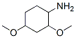 Cyclohexanamine,  2,4-dimethoxy- Struktur