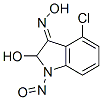 4-CHLORO-2-HYDROXY-1-NITROSOINDOLIN-3-ONEOXIME