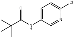 N-(6-Chloro-3-pyridinyl)-2,2-dimethylpropanamide Struktur