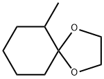 1,4-Dioxaspiro[4.5]decane,  6-methyl- Struktur