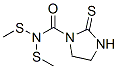 N,N-dimethylthio-2-thioxoimidazolidine-1-carboxamide Struktur