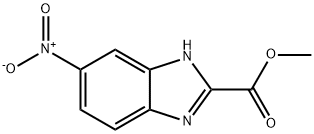 1H-BenziMidazole-2-carboxylic acid, 5-nitro-, Methyl ester Struktur