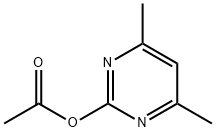 Acetic acid 4,6-dimethyl-pyrimidin-2-yl ester Struktur