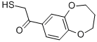 1-(3,4-Dihydro-2Hbenzo[b][1,4]dioxepin-7-yl)-2-mercapto-ethanone Struktur