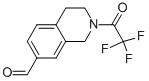 2-(trifluoroacetyl)-1,2,3,4-tetrahydroisoquinoline-7-carbaldehyde Struktur