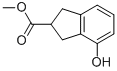 4-Hydroxy-indan-2-carboxylic acid methyl ester Struktur