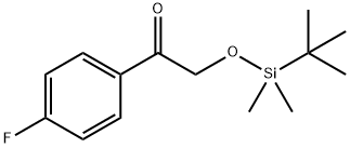 2-(tert-Butyl-dimethylsilanyloxy)-1-(4-fluorophenyl)-ethanone Struktur