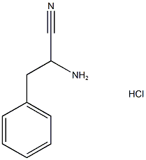 2-AMINO-3-PHENYLPROPIONITRILE HYDROCHLORIDE Struktur