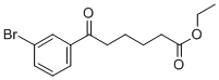 ETHYL 6-(3-BROMOPHENYL)-6-OXOHEXANOATE Struktur